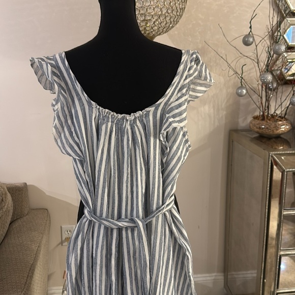 Apiece Apart Highland Jumpsuit Size 6 Women's Casual Striped One Piece - Picture 9 of 11